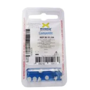 Botones linguales de nailon Morelli, 10 unidades